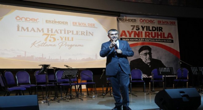 Tekin İmam Hatiplilere seslendi