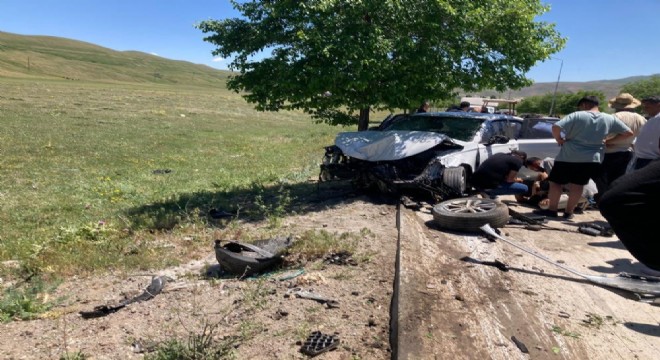 Tekman'da feci kaza: 8 yaralı