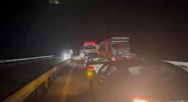Tercan - Aşkale yoluinda tır kazası