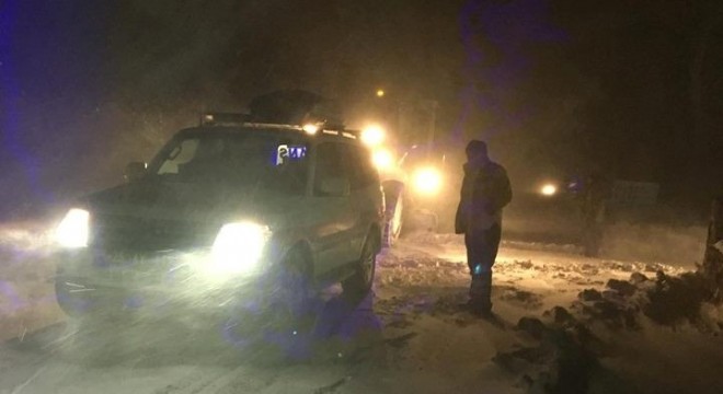 Tipi kırsalda ulaşımı aksattı