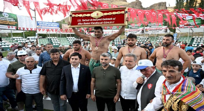 Tortum'da Yuseyhor Başpehlivan oldu