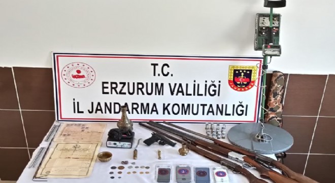Tortum'da tarihi eser operasyonu