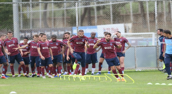 Trabzonspor, Erzurumspor hazırlıklarını sürdürdü
