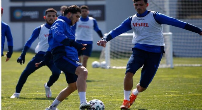 Trabzonspor'da Erzurumspor maçı mesaisi