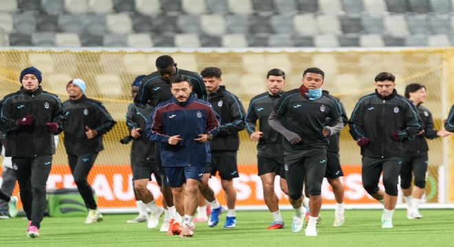 Trabzonspor'da KuPS maçı hazırlıkları tamamlandı