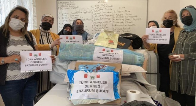 Türk Anneler Derneği'nden yangınzedelere yardım eli