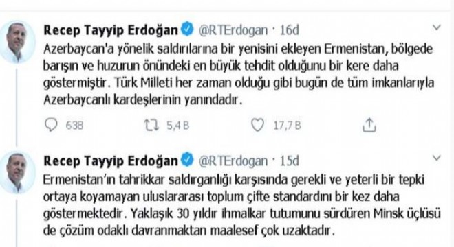 ‘Türk Milleti Azerbaycan'ın yanındadır'