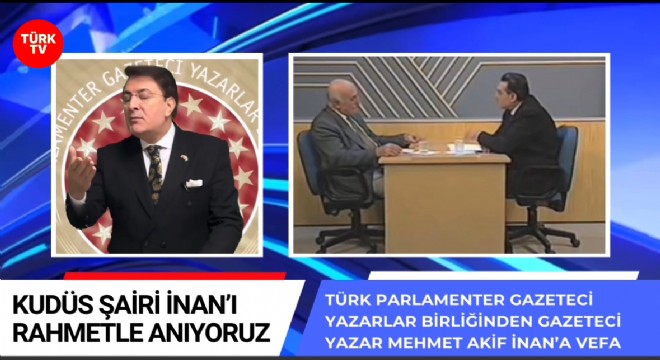 TPGYB'den Mehmet Akif İnan'a vefa
