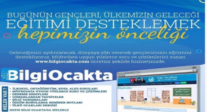 Ülkü Ocakları'ndan Dijital Eğitim Platformu