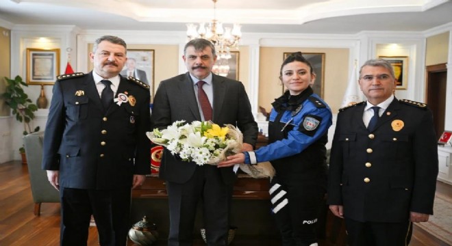 Vali Çiftçi, Emniyet müdürü Yırtar'ı kabul etti