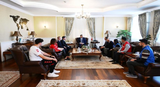 Vali Çiftçi'ye Gençlik Haftası brifingi sunuldu