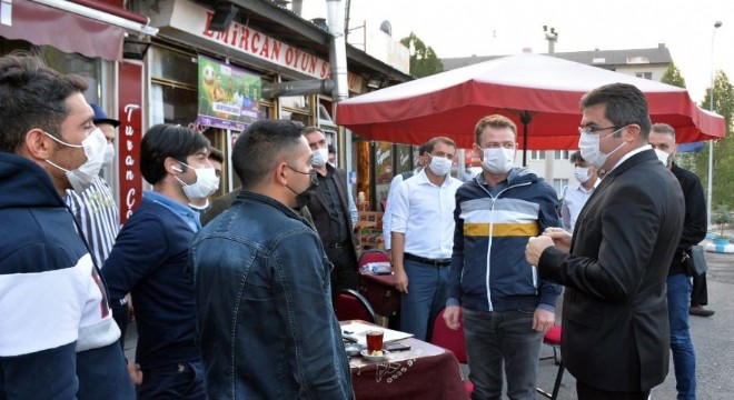 Vali Memiş'ten, maske, mesafe, hijyen denetimi