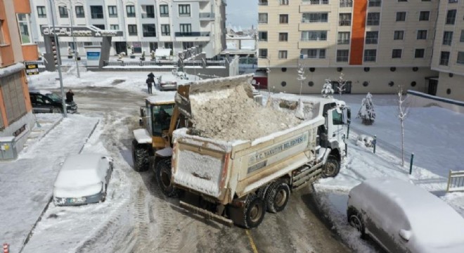 Yakutiye Belediyesi'nden 7/24 kar alarmı