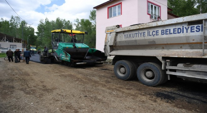 Yakutiye'de asfaltlama seferberliği