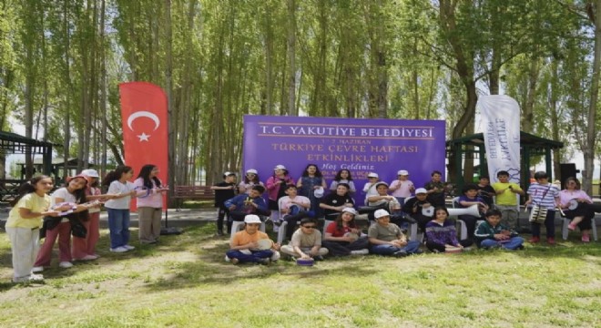 Yakutiye'de çocuklar sıfır atık şenliğinde buluştu