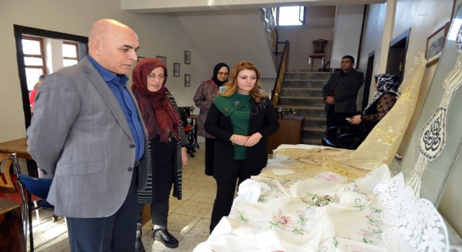 Yakutiye'den geleneksel el sanatlarına destek