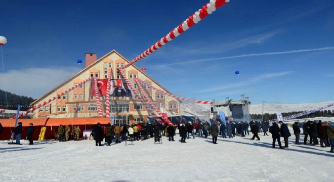Yalnızçam Kayak Merkezi hizmete girdi