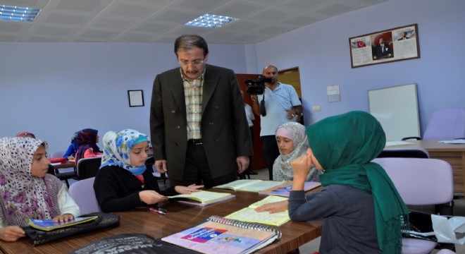Yaz Kur'an Kursları ilgi odağı oldu