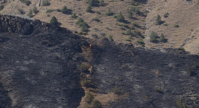 Yukarıçamlı'da soğutma çalışmaları devam ediyor