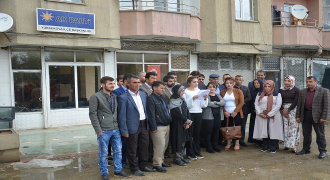 Yüksekova'da İsrail katliamı lanetlendi