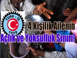 Açlık sınırı 974 lira oldu