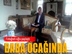 Özel fotoğrafı oğlu paylaştı