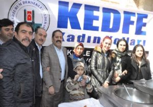 KEDFE'li dadaşlar hayırda yarıştı