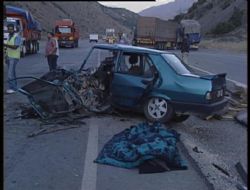 Erzurum-Erzincan yolunda feci kaza