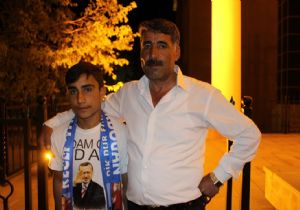 Cumhurbaşkanı Erdoğan'ı görmek için gözyaşı döktü