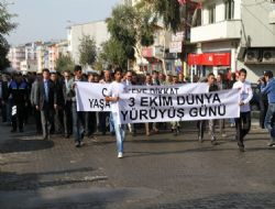 Doğu sağlık için yürüdü