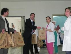 Hemşirelere çevreci jest