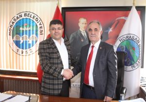 Horasan Belediyesinde toplu sözleşme sevinci