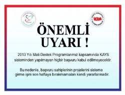 KUDAKA'dan KAYS uyarısı