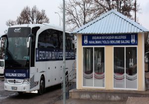Erzurum'da klimalı durak sayısı artırılıyor