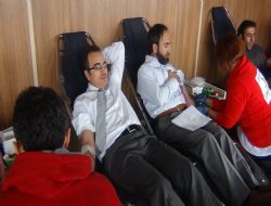 Kan bağışına yoğun ilgi