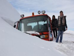 Konaklı'da kar kalınlığı 2 metre