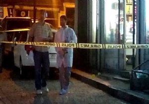 Kongre Caddesinde bıçaklı saldırı: 1 yaralı 