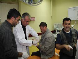 Kurban keserken yaşamını yitirdi