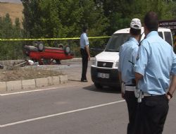 Aşkale'de trafik kazası: 1 yaralı