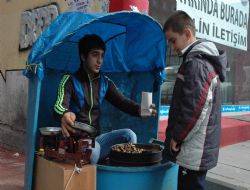 Kestaneciler sezonu açtı