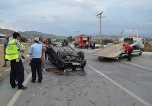 Kayganlaşan yol kazaya sebep oldu: 4 yaralı