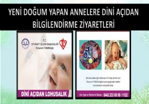 Erzurum'da Müftülük'ten annelere din hizmeti