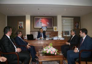 MHP Yöneticilerinden Altıparmak'a ziyaret