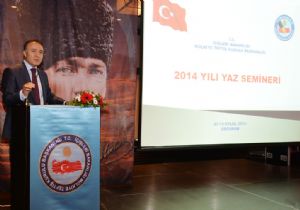 Mülkiye Müfettişleri seminer için Erzurum'da buluştu
