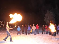 Palandöken”de erken yılbaşı 