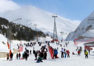 Palandöken'de hafta sonu keyfi