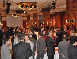 Protokol resepsiyonda buluştu