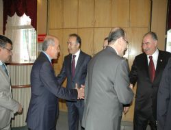 Protokol bayramlaştı