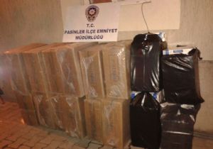 Pasinler yolunda kaçakçılık operasyonu