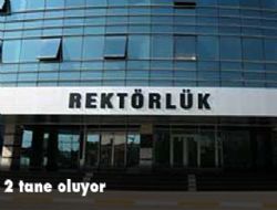 Üniversitelere 2 rektör önerisi